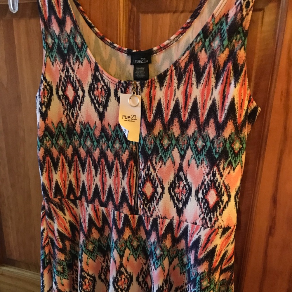 Zipper front dress